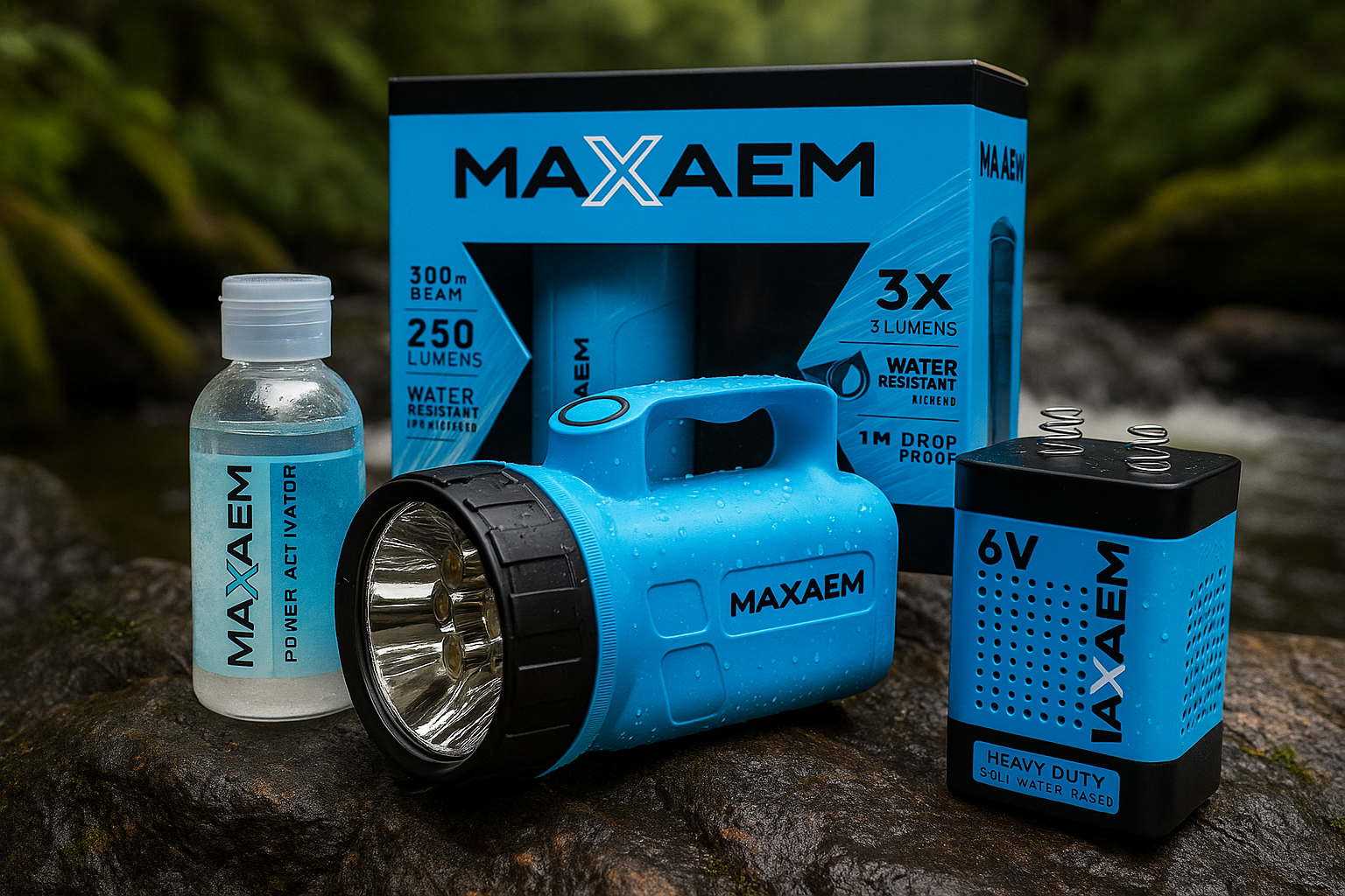 MAXAEM Heavy Duty Flashlight