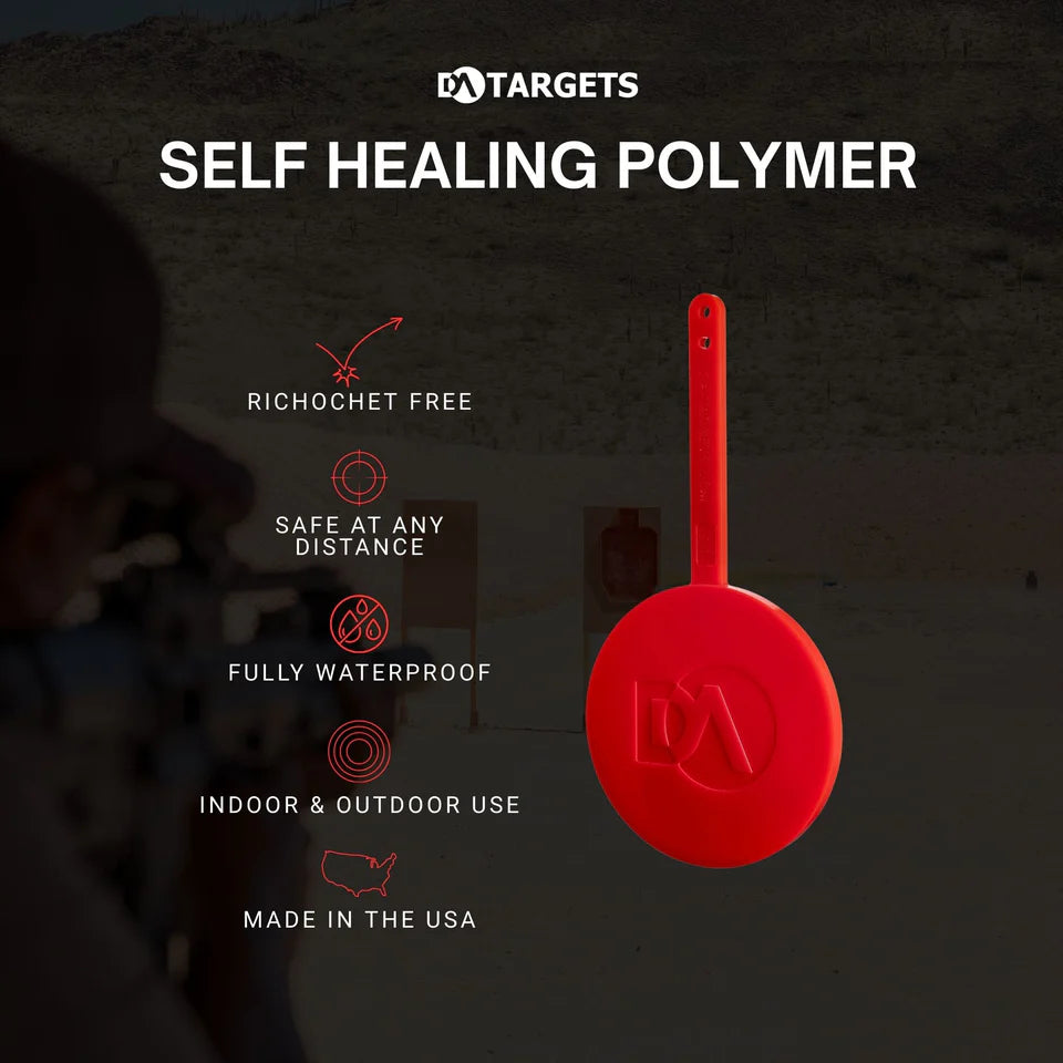 DA TARGETS - 6" Gong Colour Changing Target