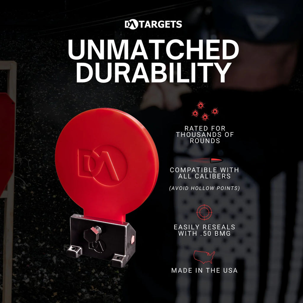 DA TARGETS - 6" Knockdown Color Changing Target