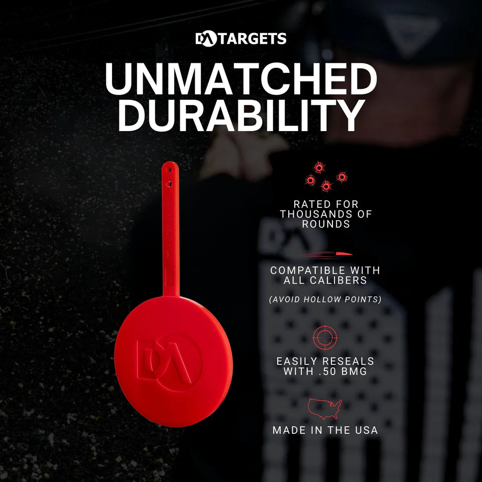 DA TARGETS - 6" Gong Colour Changing Target